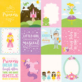 Echo Park Cut-Outs - Perfect Princess - 3x4 Journaling Cards