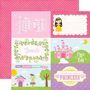 Echo Park Cut-Outs - Perfect Princess - 4x6 Journaling Cards