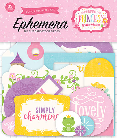 Echo Park Ephemera Die-Cuts - Perfect Princess