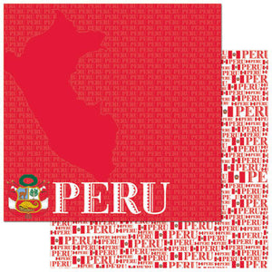 Reminisce Papers - Passports - Peru - 2 Sheets