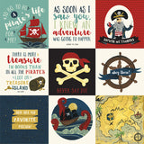 Echo Park Cut-Outs - Pirate Tales - 4x4 Journaling Cards