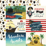 Echo Park Cut-Outs - Pirate Tales - 6x4 Horizontal Journaling Cards