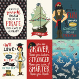 Echo Park Cut-Outs - Pirate Tales - 4x6 Vertical Journaling Cards