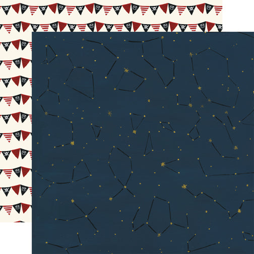 Echo Park Papers - Pirate Tales - Constellations - 2 Sheets