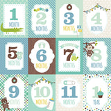 Echo Park Cut-Outs - Sweet Baby - Boy - Months Cards