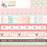 Echo Park Cut-Outs - Sweet Baby - Girl - Border Strips