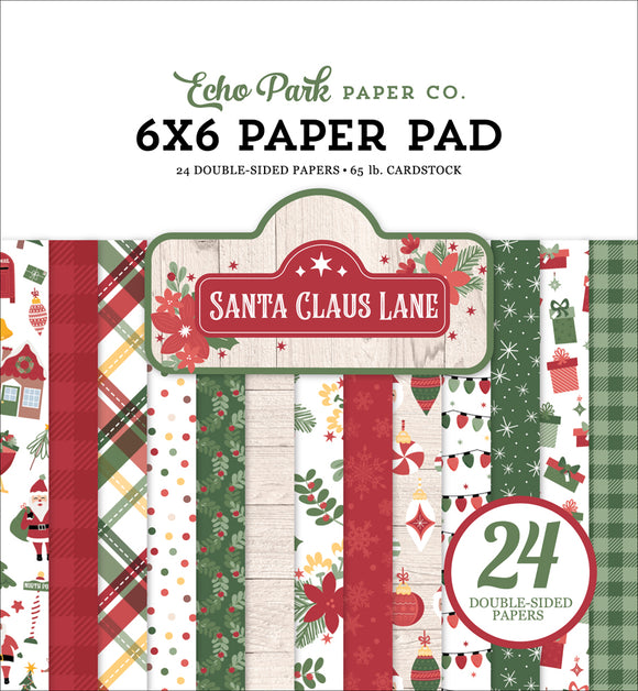 Echo Park 6x6 Pad - Santa Claus Lane