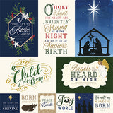 Echo Park Cut-Outs - Silent Night - Journaling Cards
