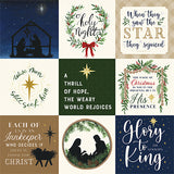 Echo Park Cut-Outs - Silent Night - 4x4 Journaling Cards