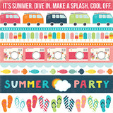 Echo Park Cut-Outs - Summer Party - Border Strips