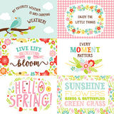 Echo Park Cut-Outs - Spring Fling - 4x6 Journaling Cards