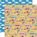 Echo Park Papers - I Love Summer - Beach Day - 2 Sheets