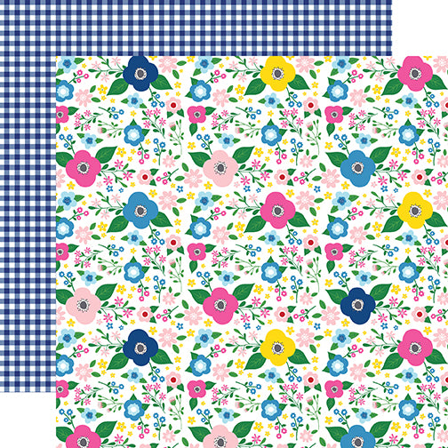 Echo Park Papers - I Love Summer - Summer Floral - 2 Sheets