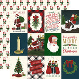 Echo Park Cut-Outs - Twas the Night Before Christmas - Vertical 3x4 Journaling Cards