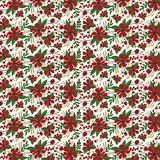 Echo Park Papers - Twas the Night Before Christmas - Merry Flowers - 2 Sheets