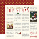 Echo Park Papers - Twas the Night Before Christmas - Twas the Night - 2 Sheets