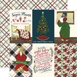 Echo Park Cut-Outs - Twas the Night Before Christmas - Vertical 4x6 Journaling Cards