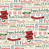 Echo Park Papers - Twas the Night Before Christmas - Tis The Season Words - 2 Sheets