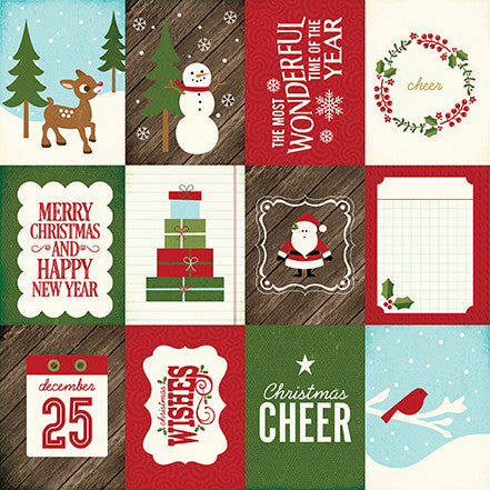 Echo Park Cut-Outs - The Story of Christmas - 3x4 Journaling Cards