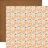 Echo Park Papers - The Story of Fall - Fall Small Floral - 2 Sheets