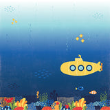 Echo Park Papers - Under the Sea - Submarine Scene - 2 Sheets