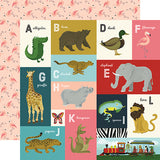 Echo Park Cut-Outs - Animal Safari - A-L Alphabet Cards