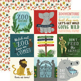 Echo Park Cut-Outs - Animal Safari - 4x4 Journaling Cards